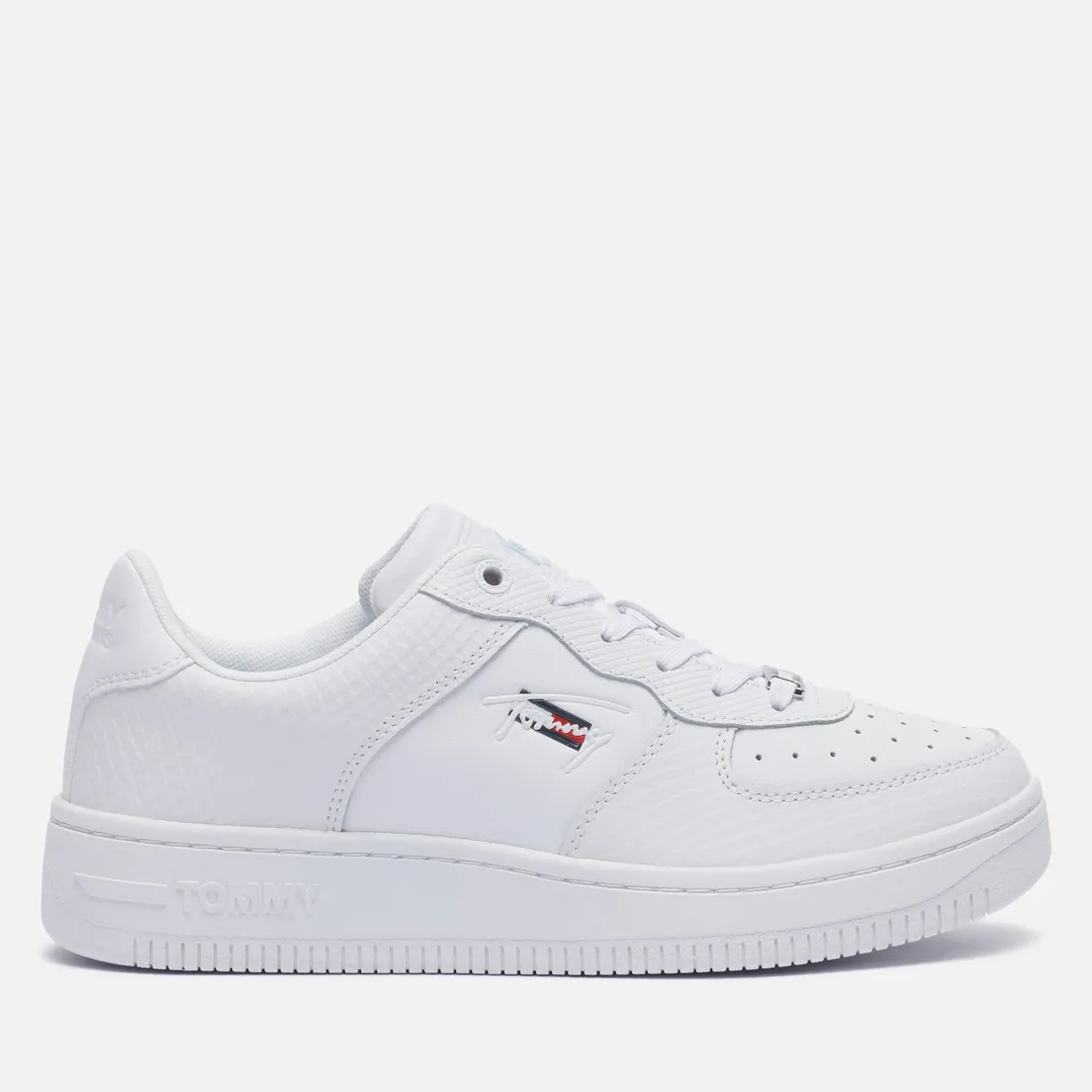 Tommy Jeans Женские кроссовки Textured Leather Basket Cupsole