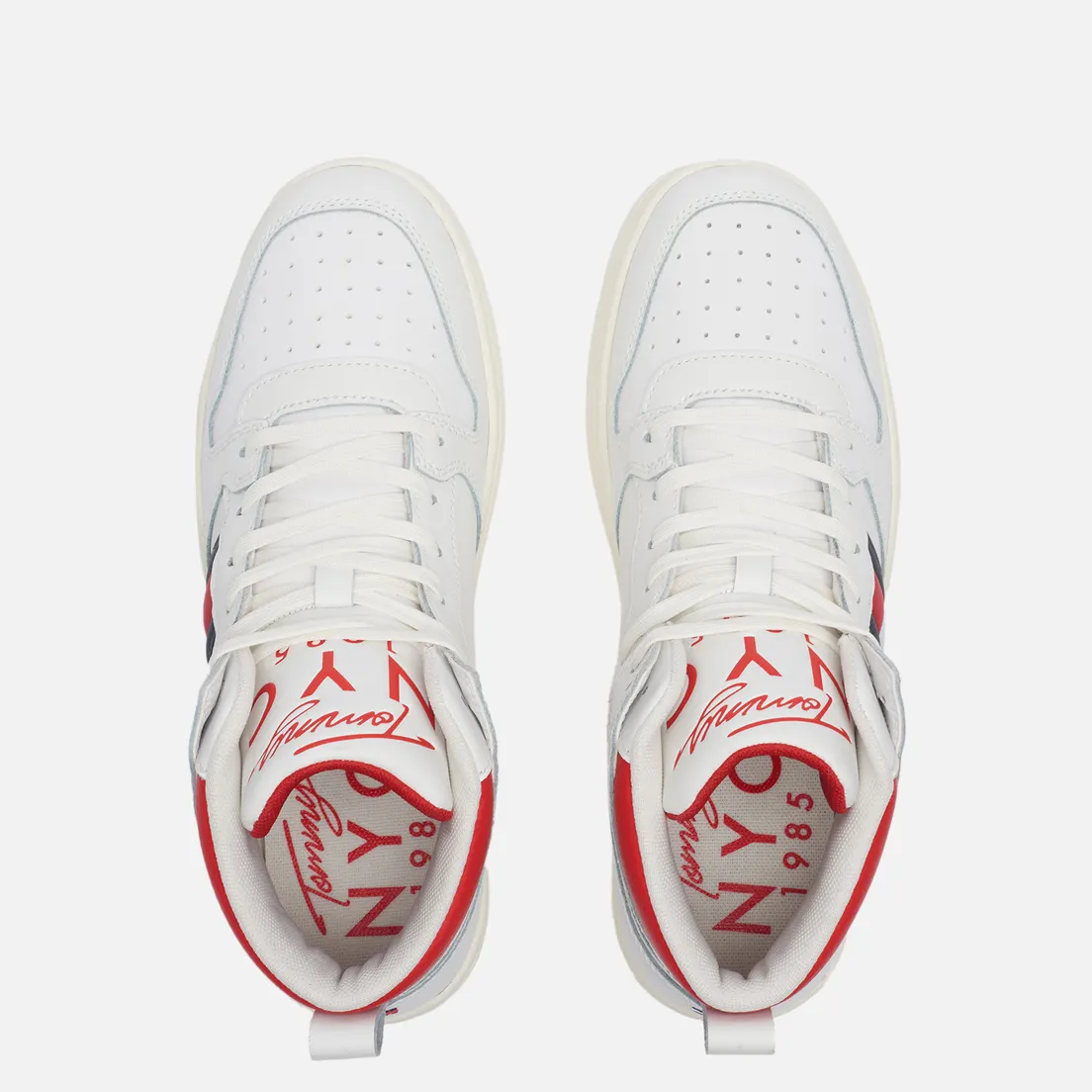 Tommy Jeans Женские кроссовки Leather High-Top Basketball Trainers