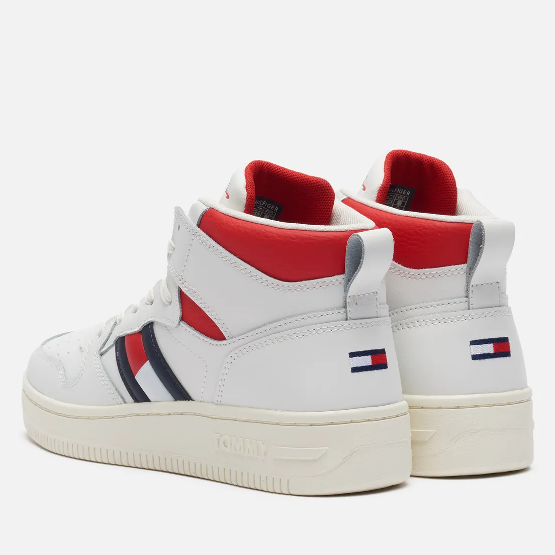 Tommy Jeans Женские кроссовки Leather High-Top Basketball Trainers