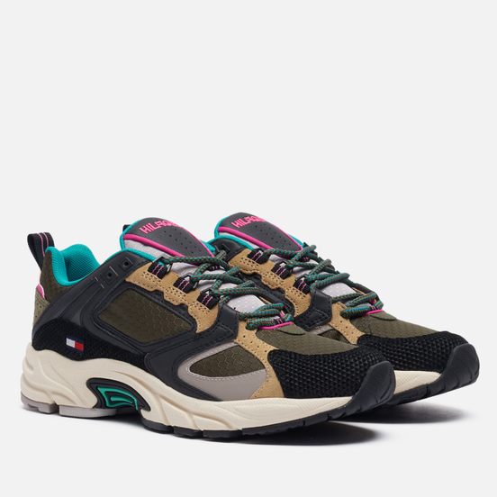 Женские кроссовки Tommy Jeans Archive Textile Mix Runner Army Green