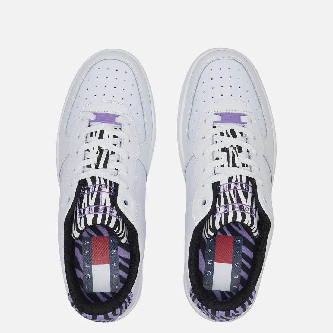 Tommy Jeans Женские кроссовки Basket Wild Animal Cupsole