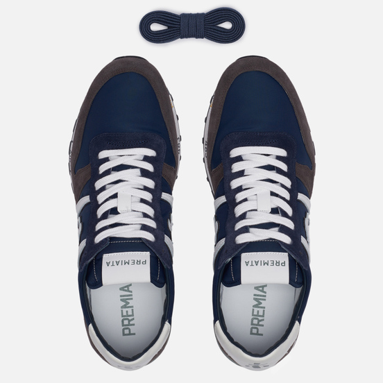 Мужские кроссовки Premiata Eric 5175 Navy/Brown