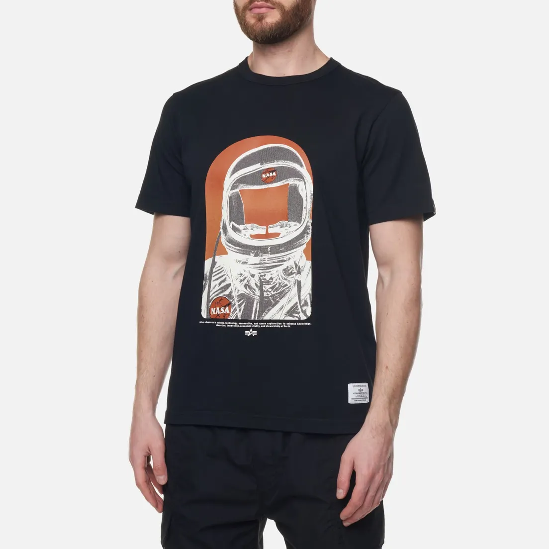 Alpha Industries Мужская футболка NASA Moon Man