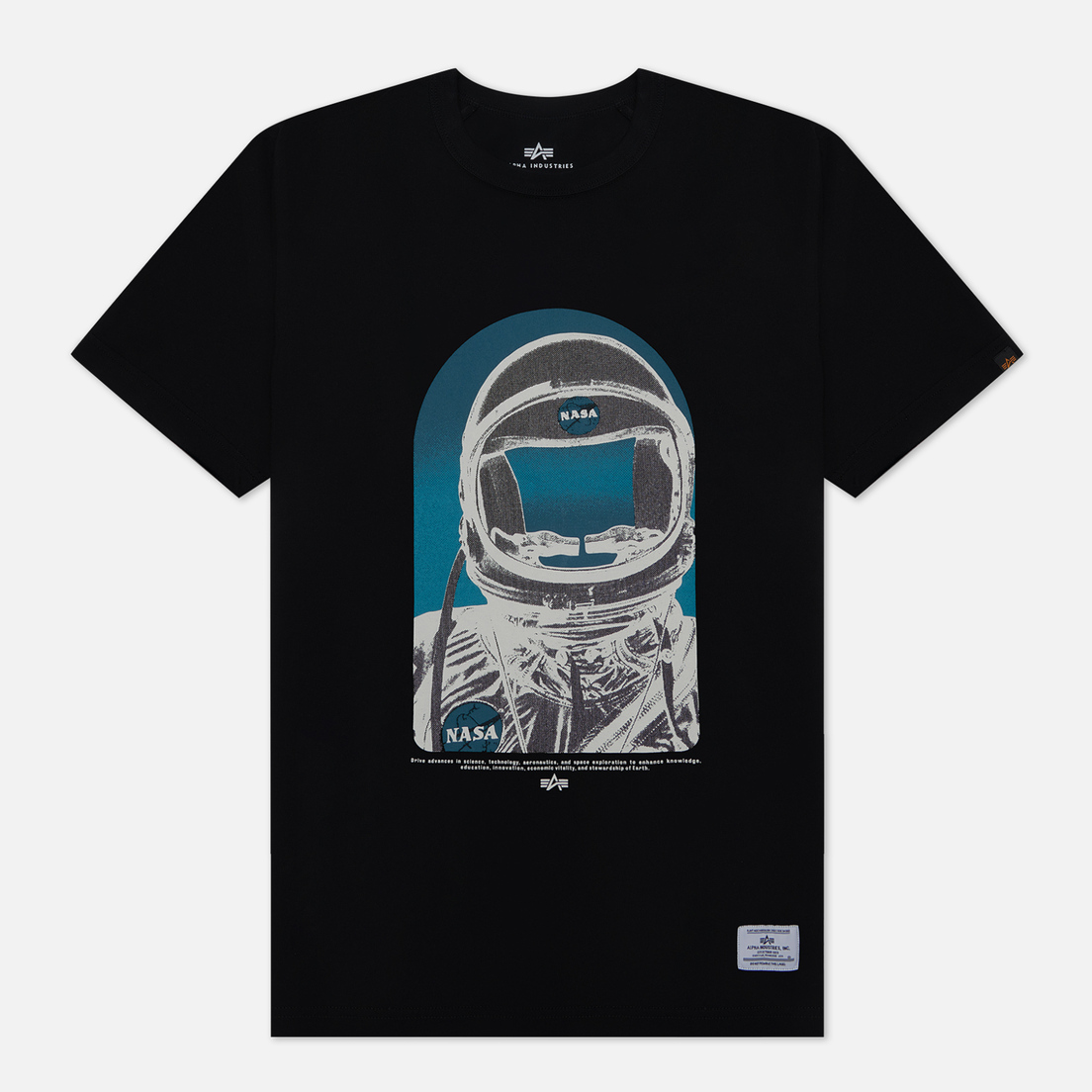 Alpha Industries Мужская футболка NASA Moon Man