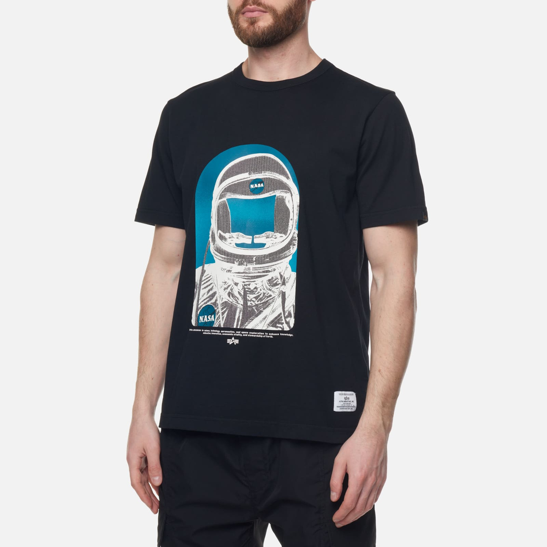 Alpha Industries Мужская футболка NASA Moon Man