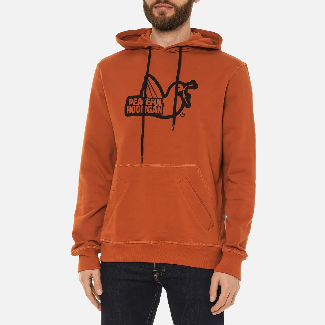 Peaceful Hooligan Мужская толстовка Outline Dove Hoodie