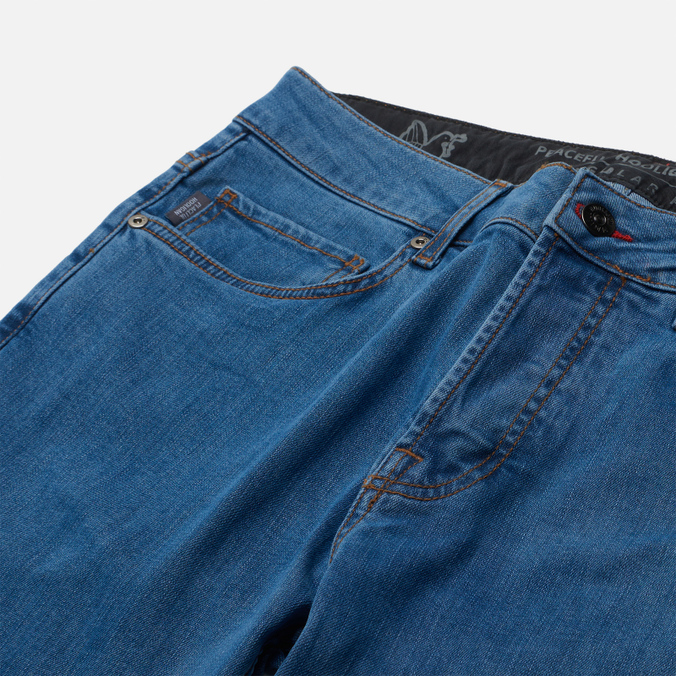 Мужские джинсы Peaceful Hooligan, цвет синий, размер 38R EVJEANREGVIN003 Regular Fit Premium 12 Oz Denim - фото 2
