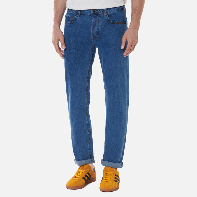 Мужские джинсы Peaceful Hooligan, цвет синий, размер 38R EVJEANREGVIN003 Regular Fit Premium 12 Oz Denim - фото 4