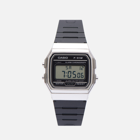 фото Наручные часы casio collection f-91wm-7a, цвет чёрный