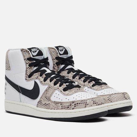 фото Мужские кроссовки nike terminator high cocoa snake, цвет белый, размер 40.5 eu