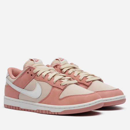Мужские кроссовки Nike Dunk Low Retro Premium, цвет розовый, размер 44.5 EU