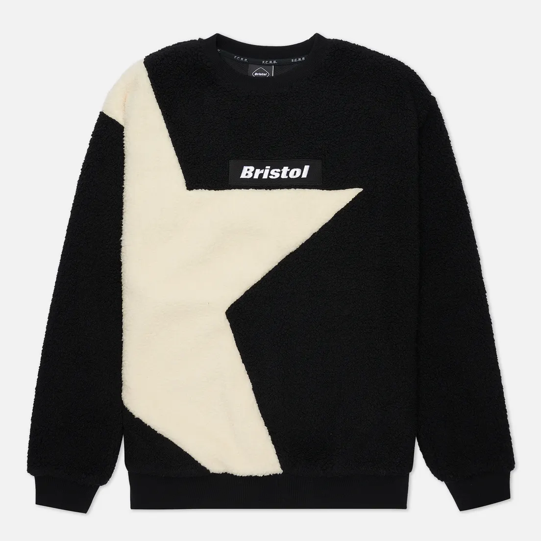 F.C. Real Bristol Мужская толстовка Boa Fleece Big Star Crew Neck