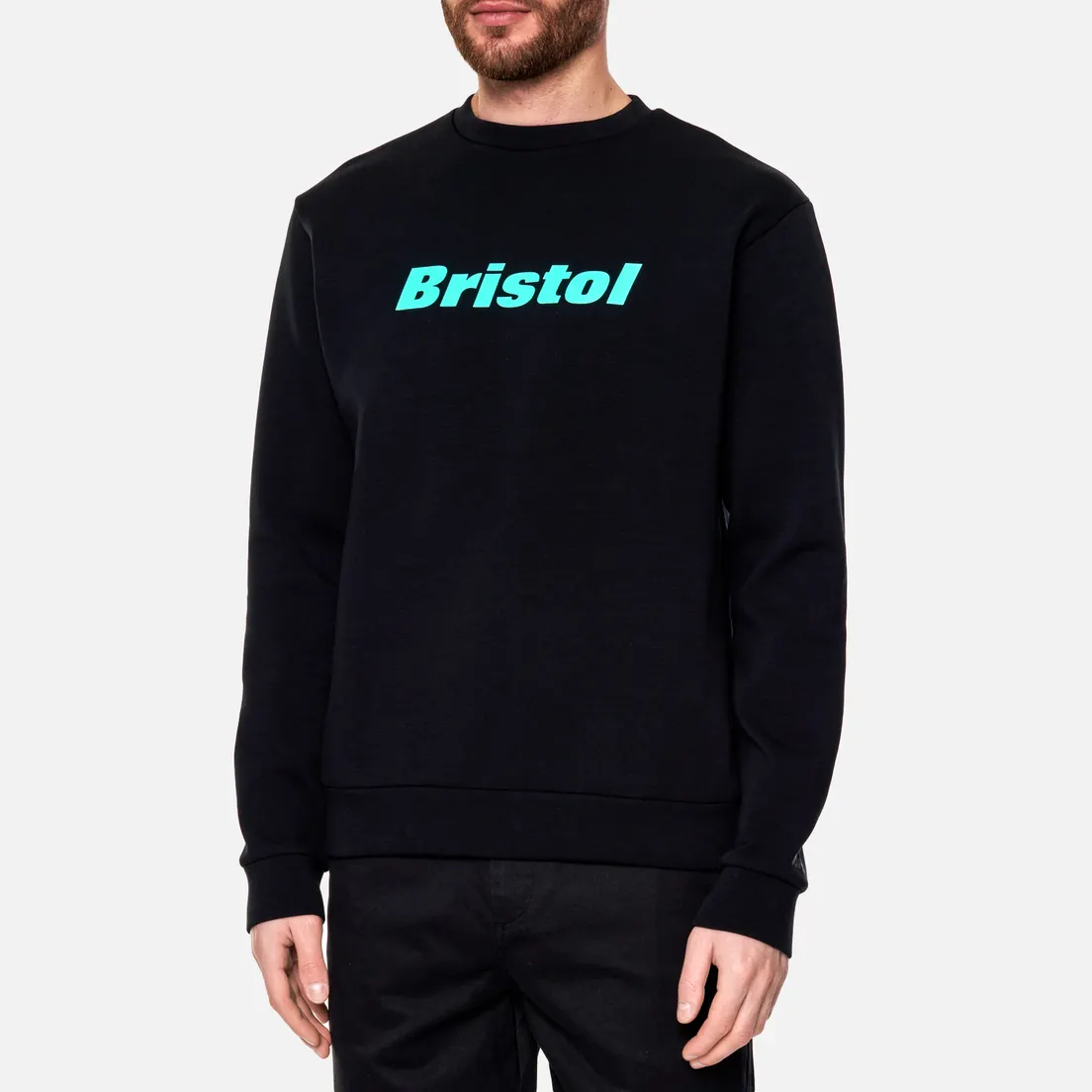 F.C. Real Bristol Мужская толстовка Authentic Logo Tech Knit Crew Neck