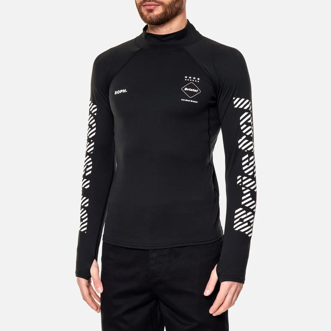 F.C. Real Bristol Мужской лонгслив Under Layer Mock Neck