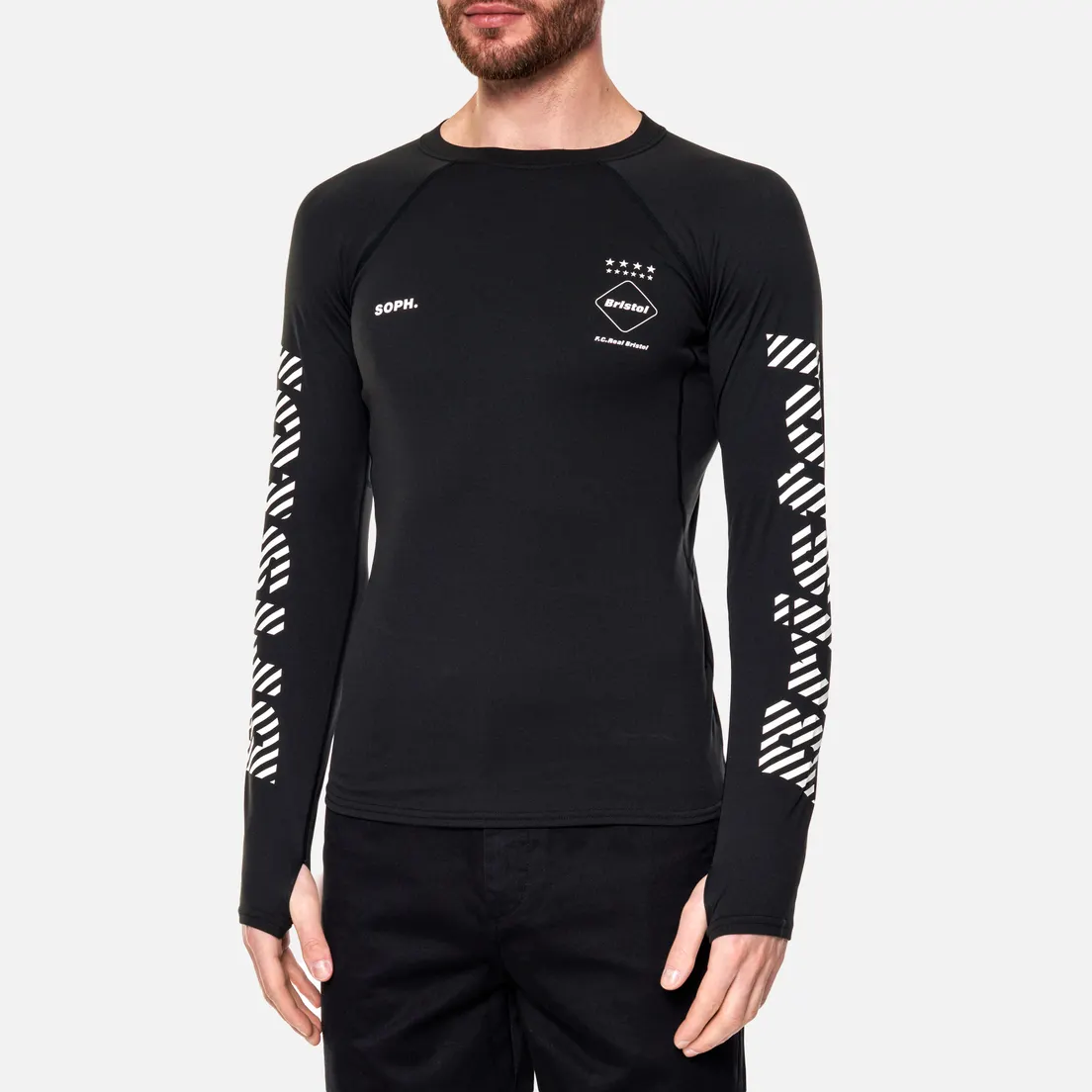 F.C. Real Bristol Мужской лонгслив Under Layer Crew Neck
