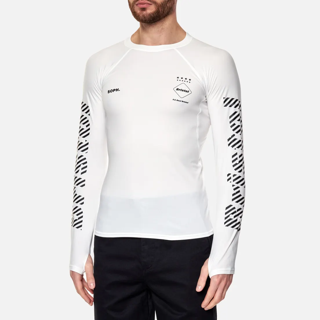 F.C. Real Bristol Мужской лонгслив Under Layer Crew Neck