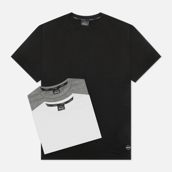 Комплект мужских футболок F.C. Real Bristol 3-Pack Black/Grey/White