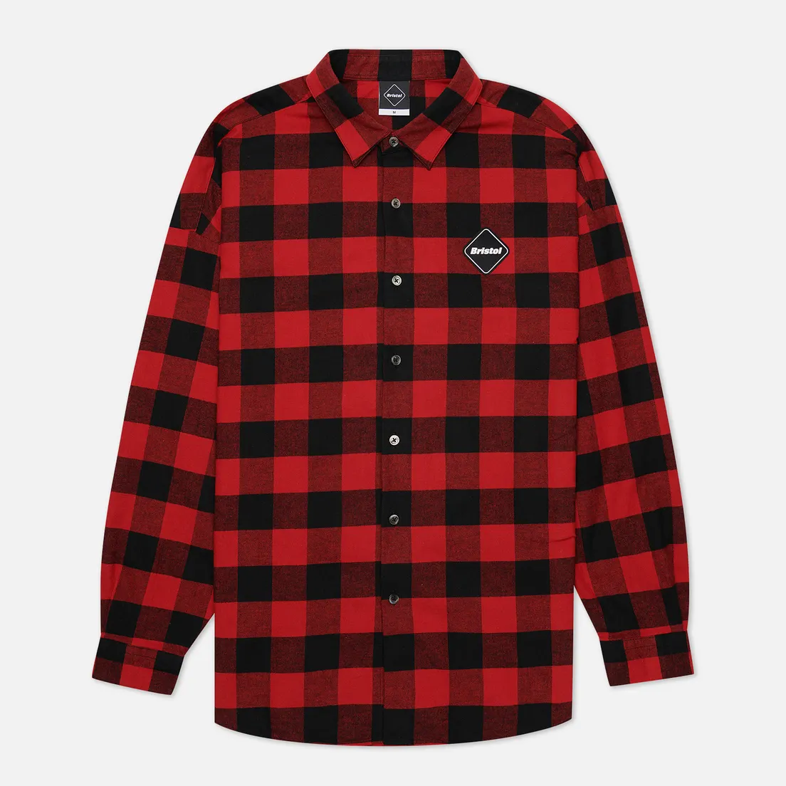 F.C. Real Bristol Мужская рубашка Big Logo Flannel Baggy