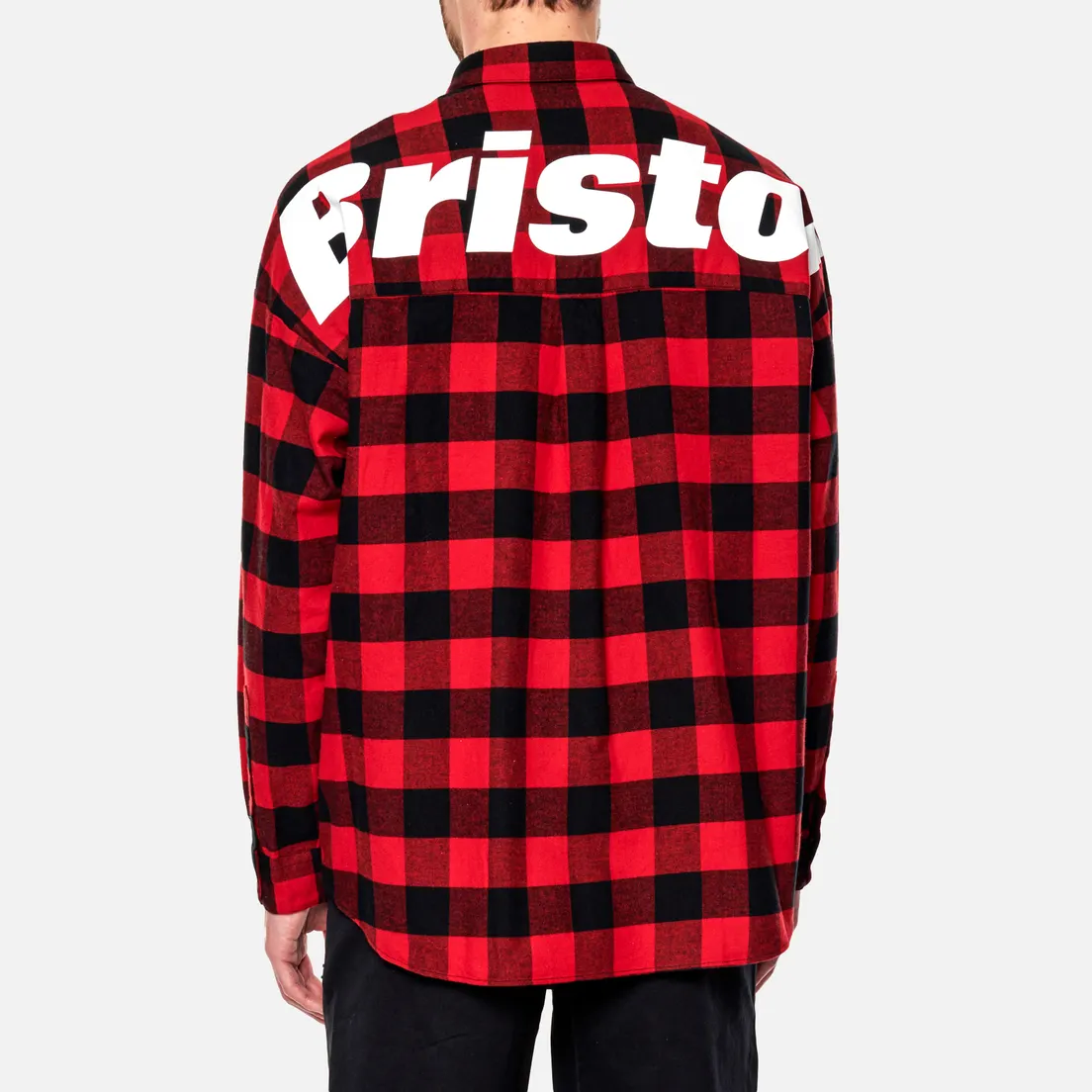 F.C. Real Bristol Мужская рубашка Big Logo Flannel Baggy