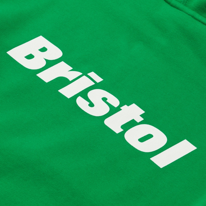 Мужская толстовка F.C. Real Bristol, цвет зелёный, размер L FCRB-220055-GREEN Authentic Logo Sweat Hoodie - фото 2