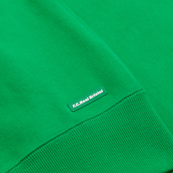 Мужская толстовка F.C. Real Bristol, цвет зелёный, размер L FCRB-220055-GREEN Authentic Logo Sweat Hoodie - фото 4