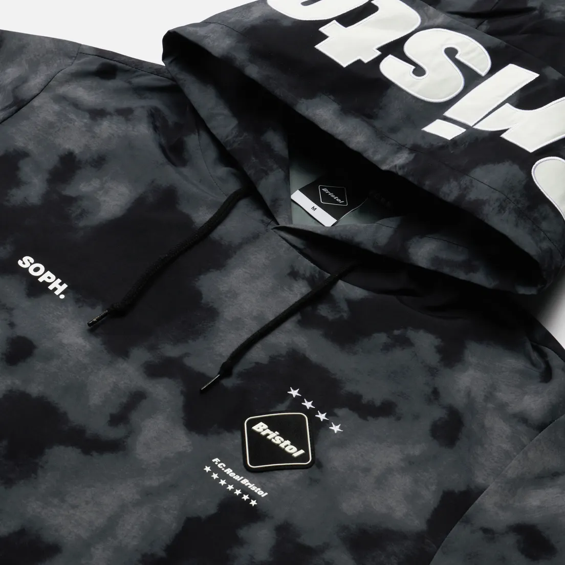 F.C. Real Bristol Мужская куртка анорак Logo Applique Pullover Hoodie