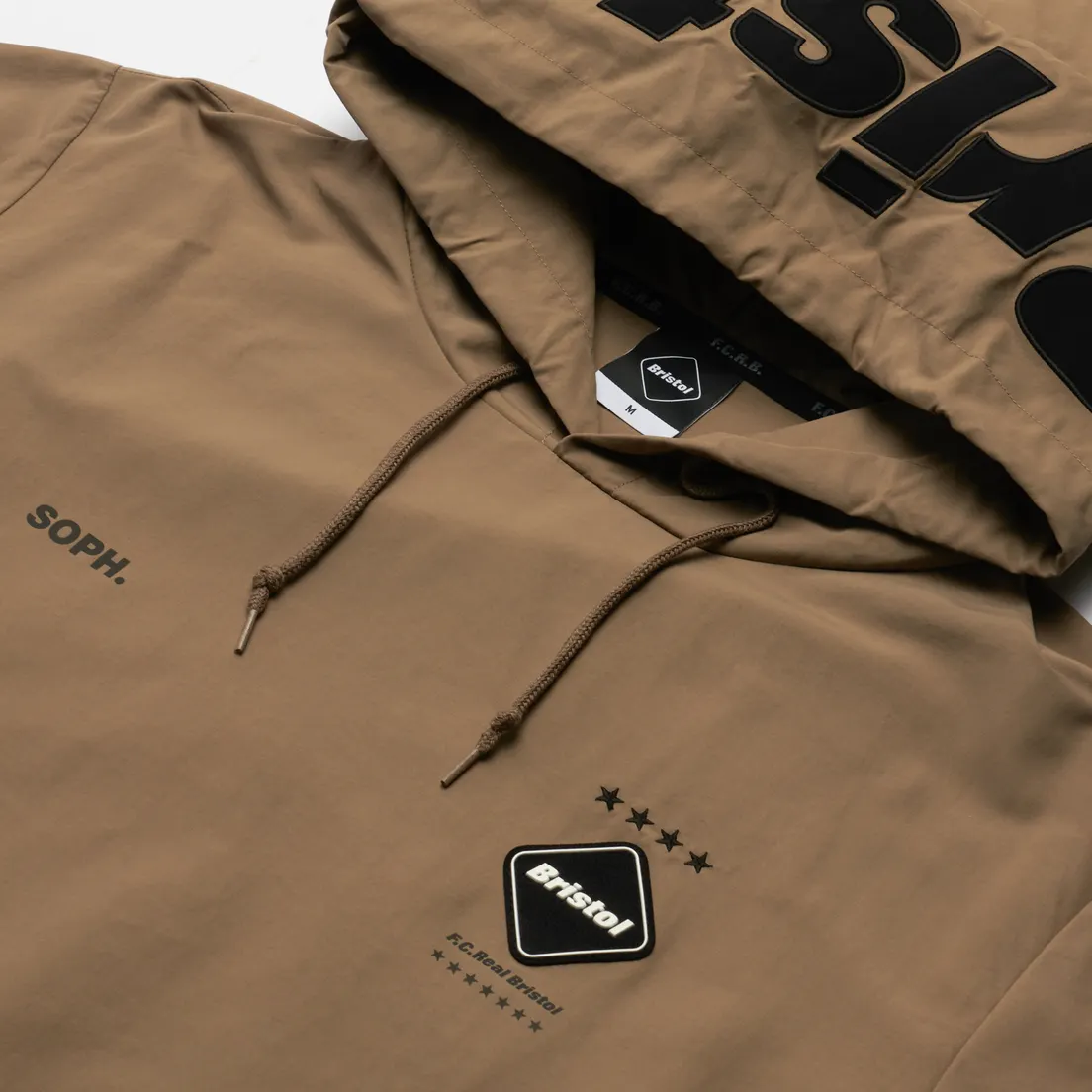F.C. Real Bristol Мужская куртка анорак Logo Applique Pullover Hoodie
