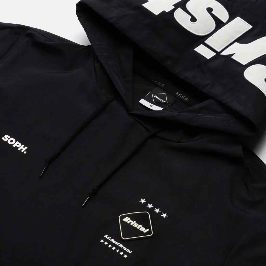 F.C. Real Bristol Мужская куртка анорак Logo Applique Pullover Hoodie