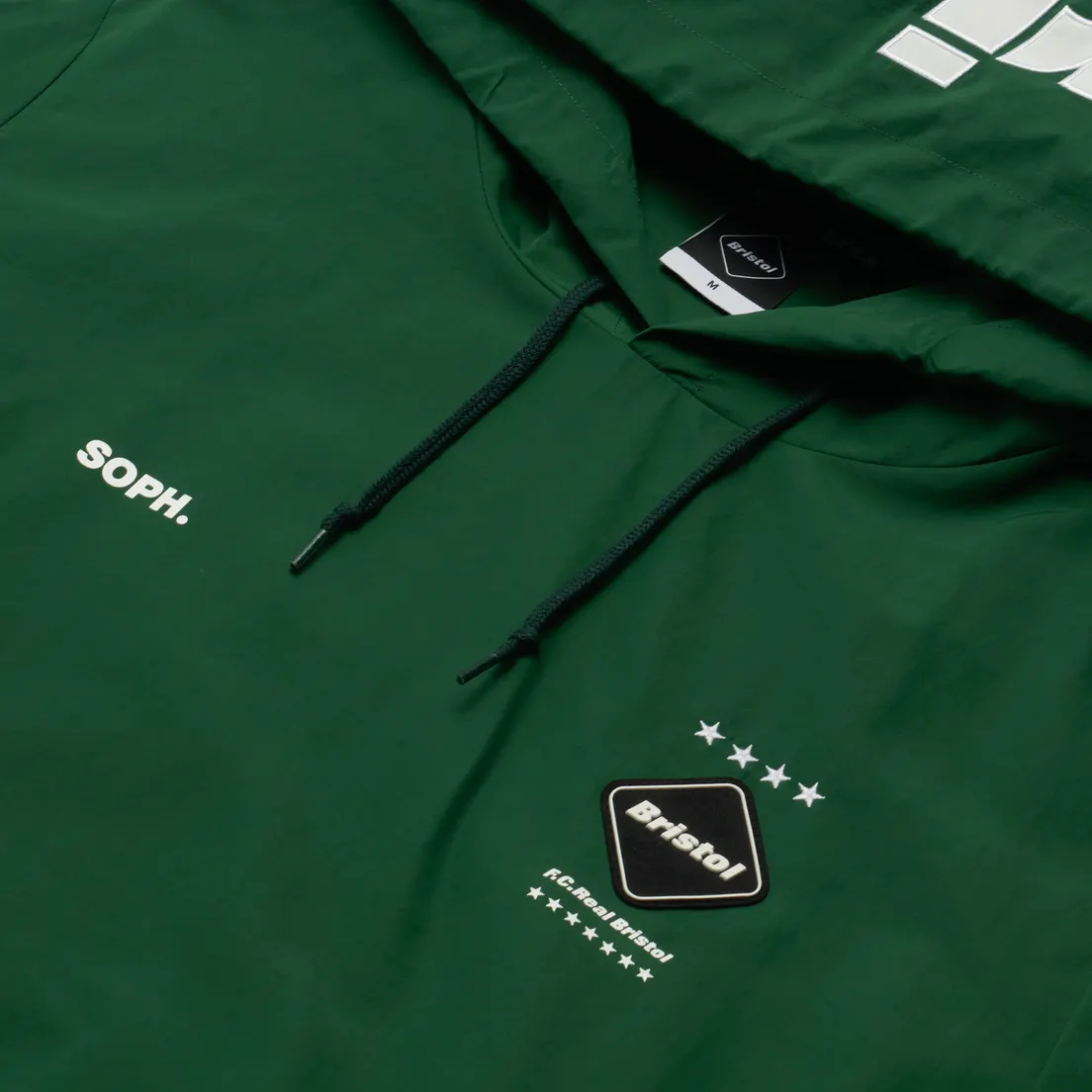 F.C. Real Bristol Мужская куртка анорак Logo Applique Pullover Hoodie