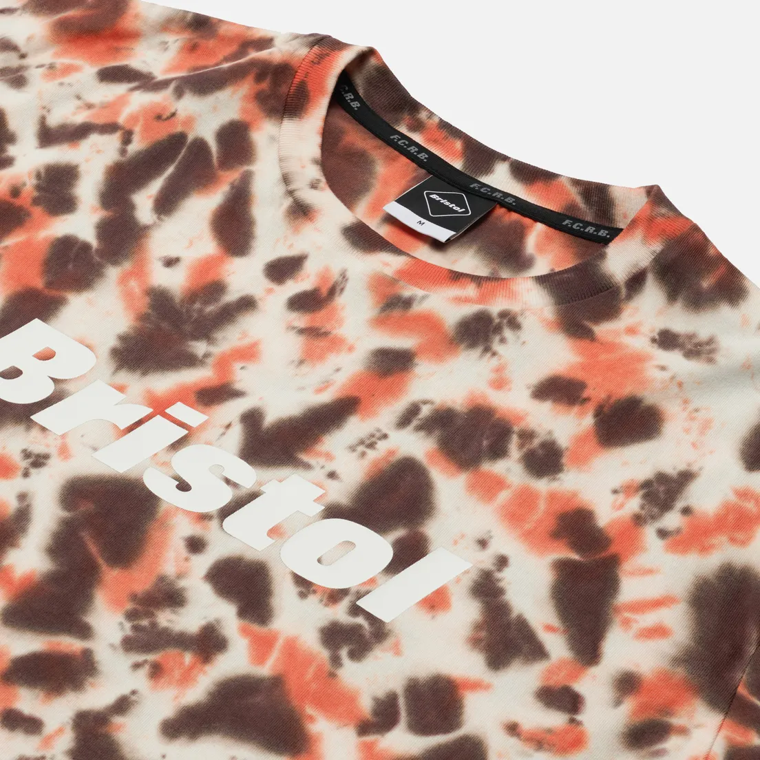 F.C. Real Bristol Мужская футболка Relax Fit Tie Dye Authnetic Logo