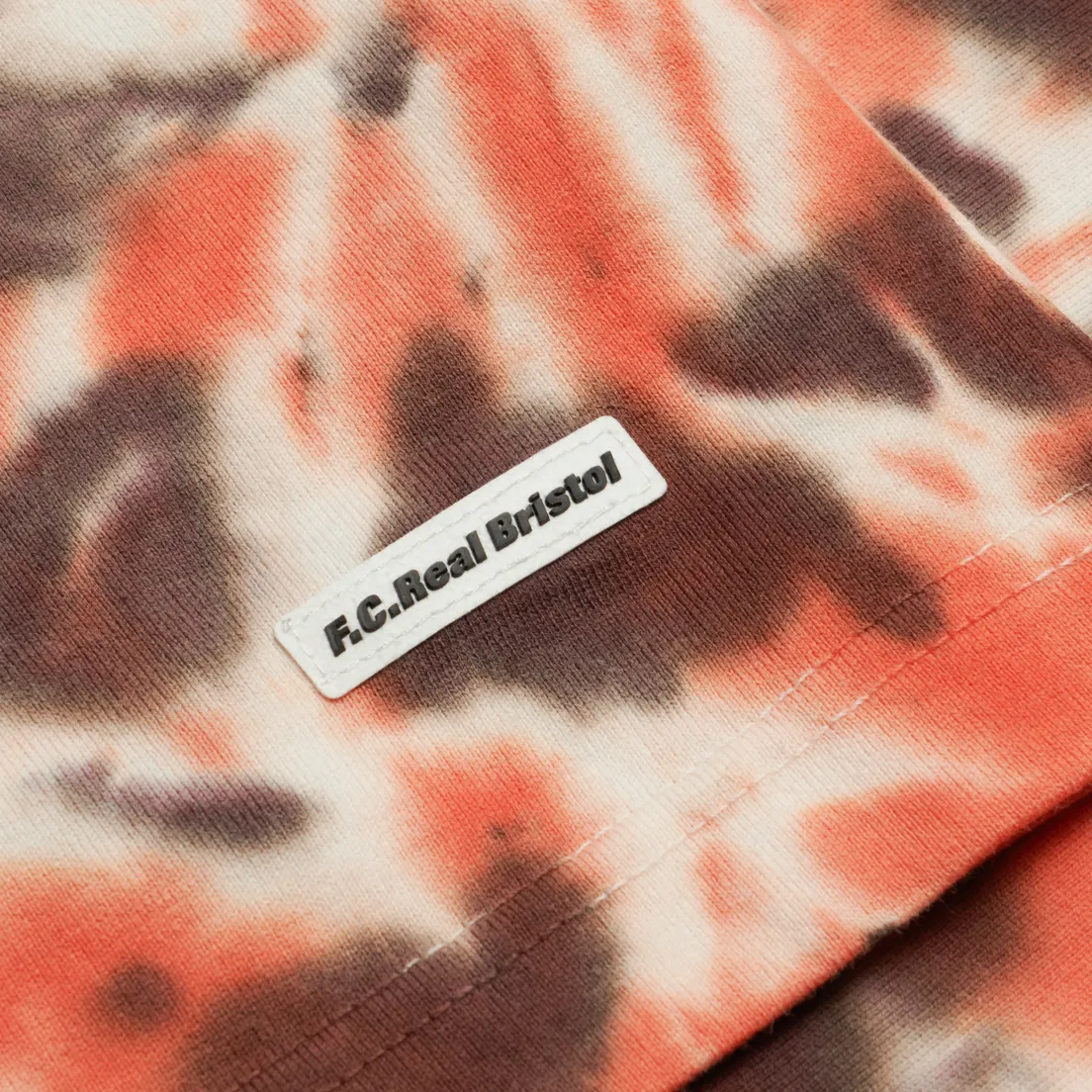 F.C. Real Bristol Мужская футболка Relax Fit Tie Dye Authnetic Logo