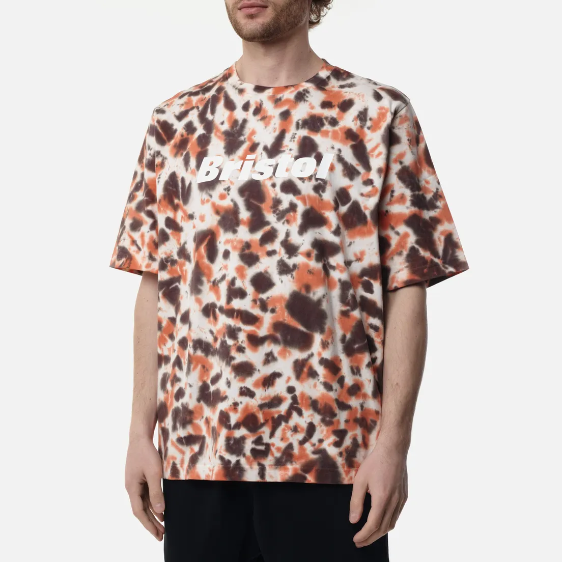 F.C. Real Bristol Мужская футболка Relax Fit Tie Dye Authnetic Logo