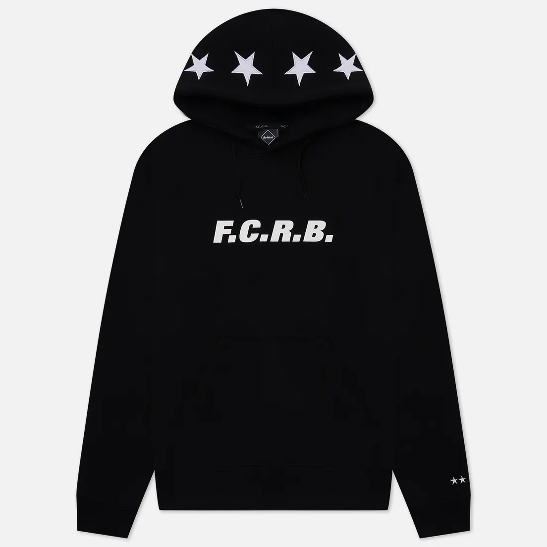 F.C. Real Bristol Мужская толстовка Star Applique Classic Logo Hoodie