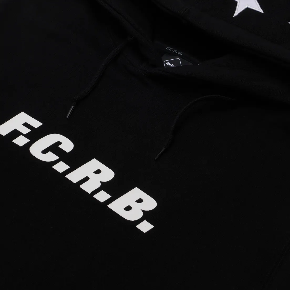 F.C. Real Bristol Мужская толстовка Star Applique Classic Logo Hoodie