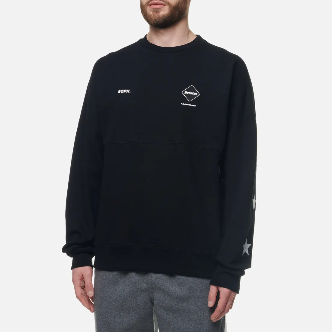 F.C. Real Bristol Мужская толстовка Star Applique Team Crew Neck