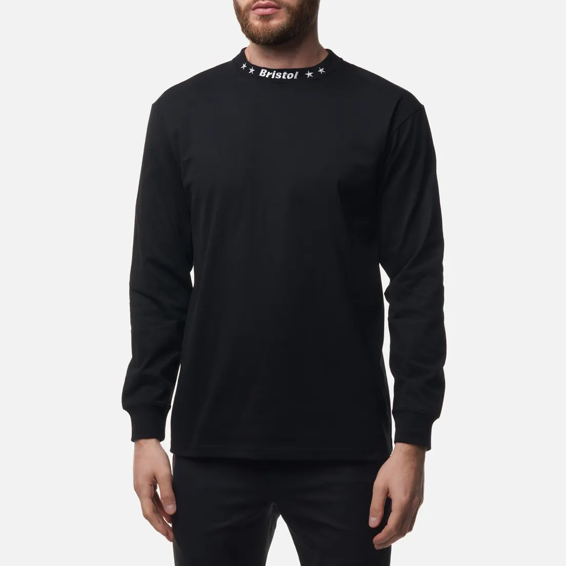 F.C. Real Bristol Мужской лонгслив Ribbed Embroidered