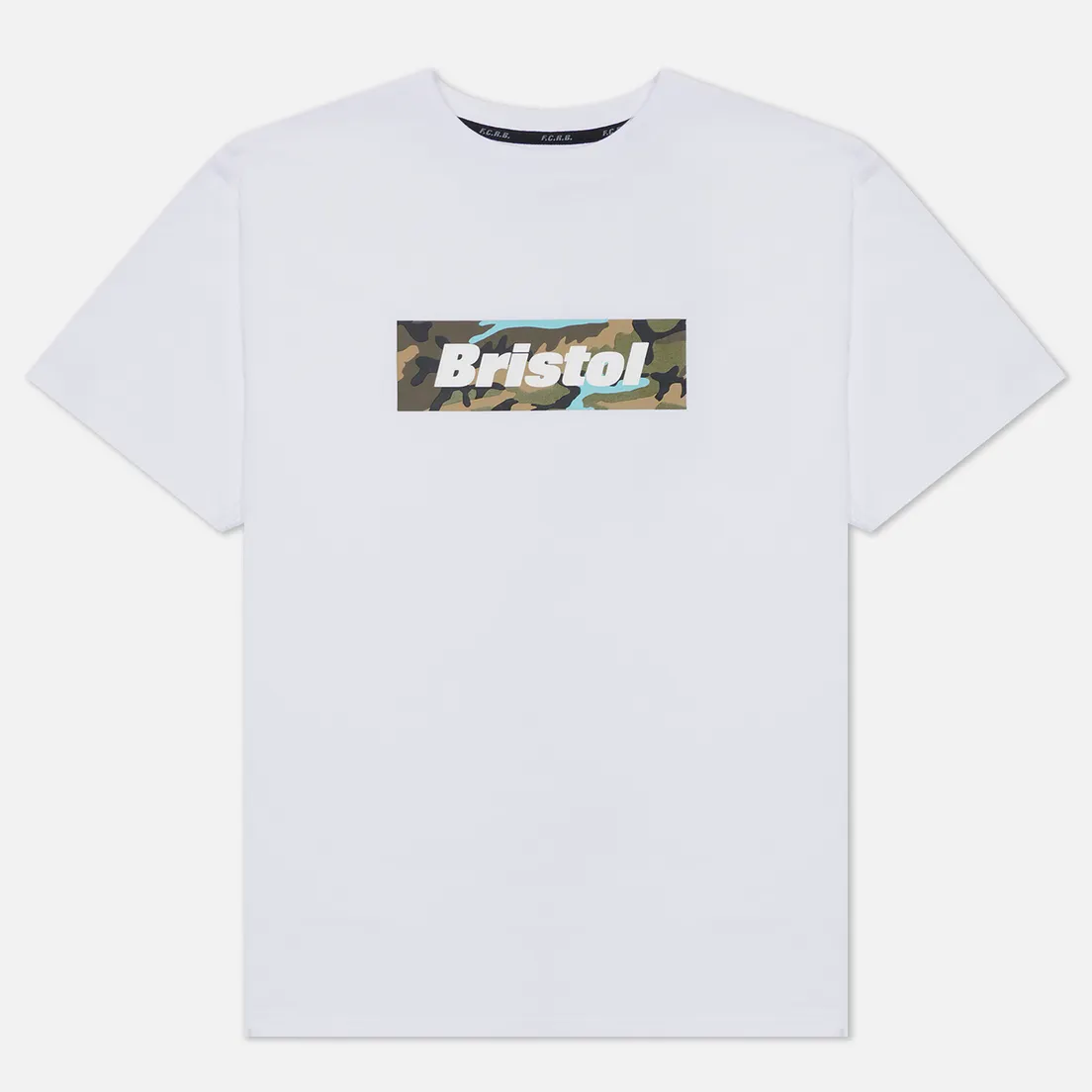 F.C. Real Bristol Мужская футболка Camouflage Box Logo