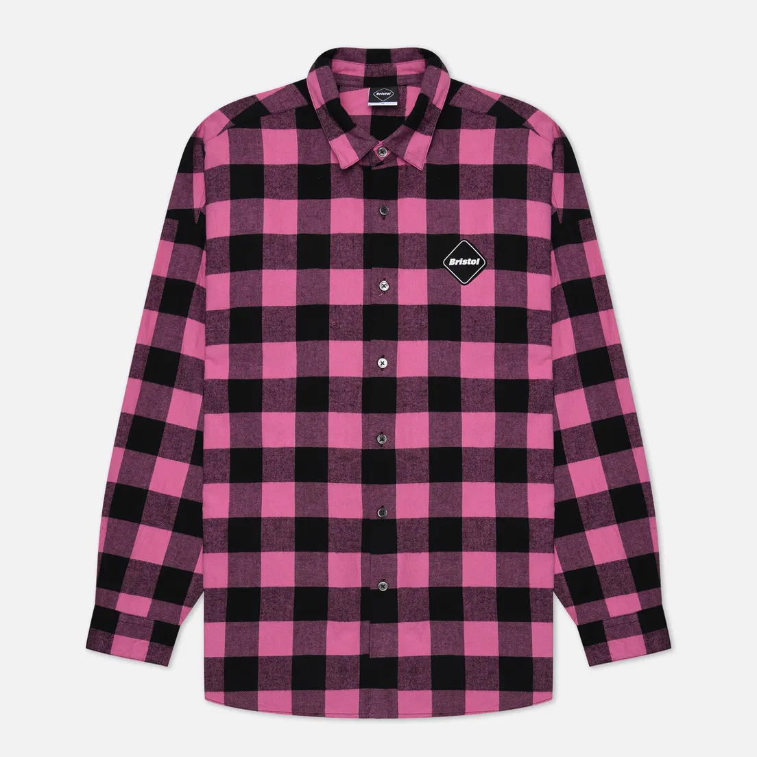 F.C. Real Bristol Мужская рубашка Flannel Big Logo Baggy