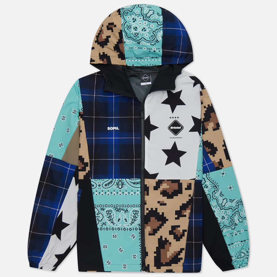 F.C. Real Bristol Мужская куртка ветровка Multi Pattern
