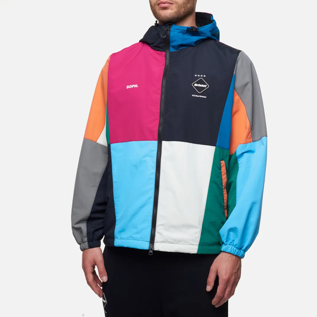 F.C. Real Bristol Мужская куртка ветровка Multi Pattern