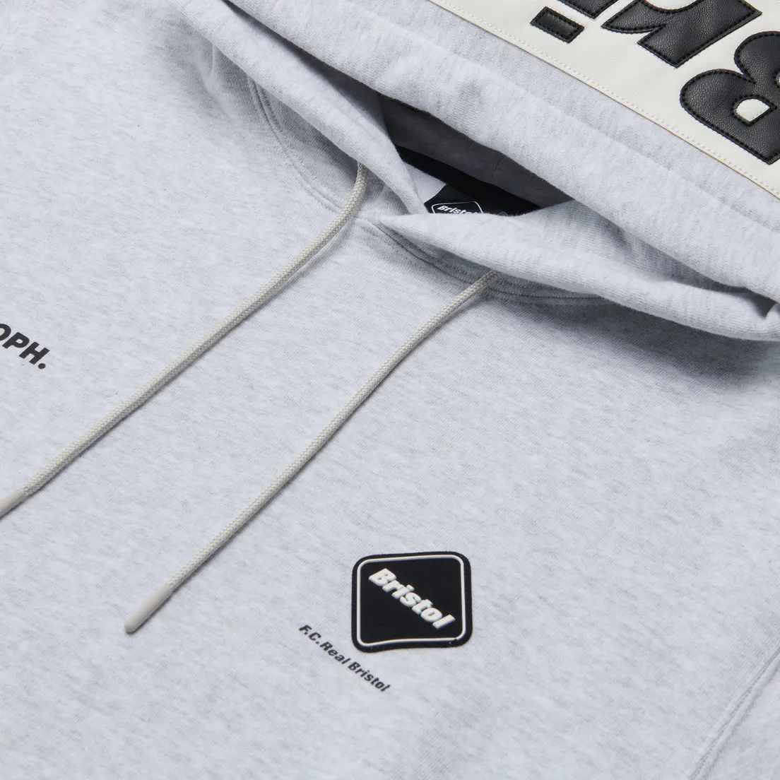F.C. Real Bristol Мужская толстовка Synthetic Leather Applique Team Hoodie
