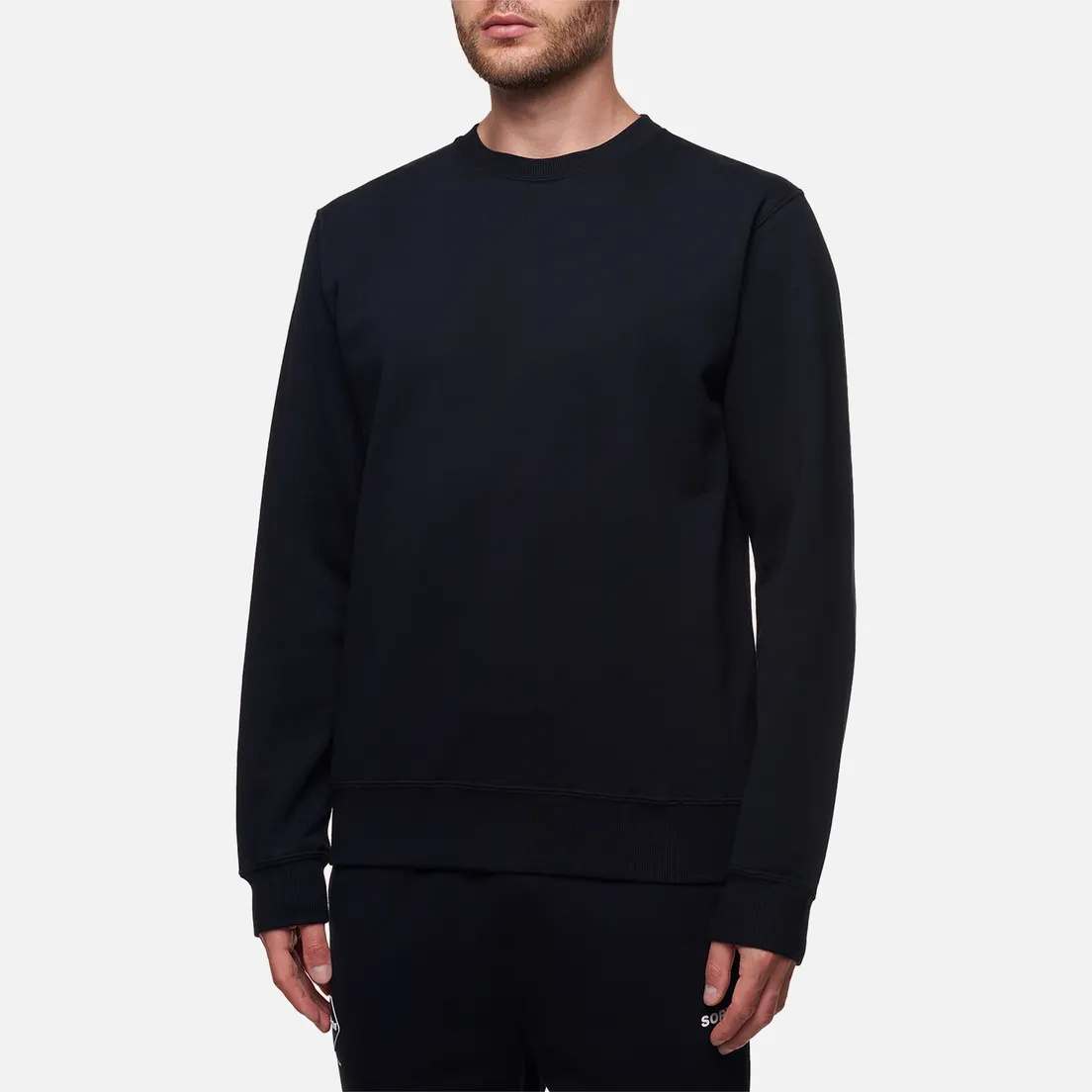 F.C. Real Bristol Мужская толстовка Synthetic Leather Applique Crew Neck