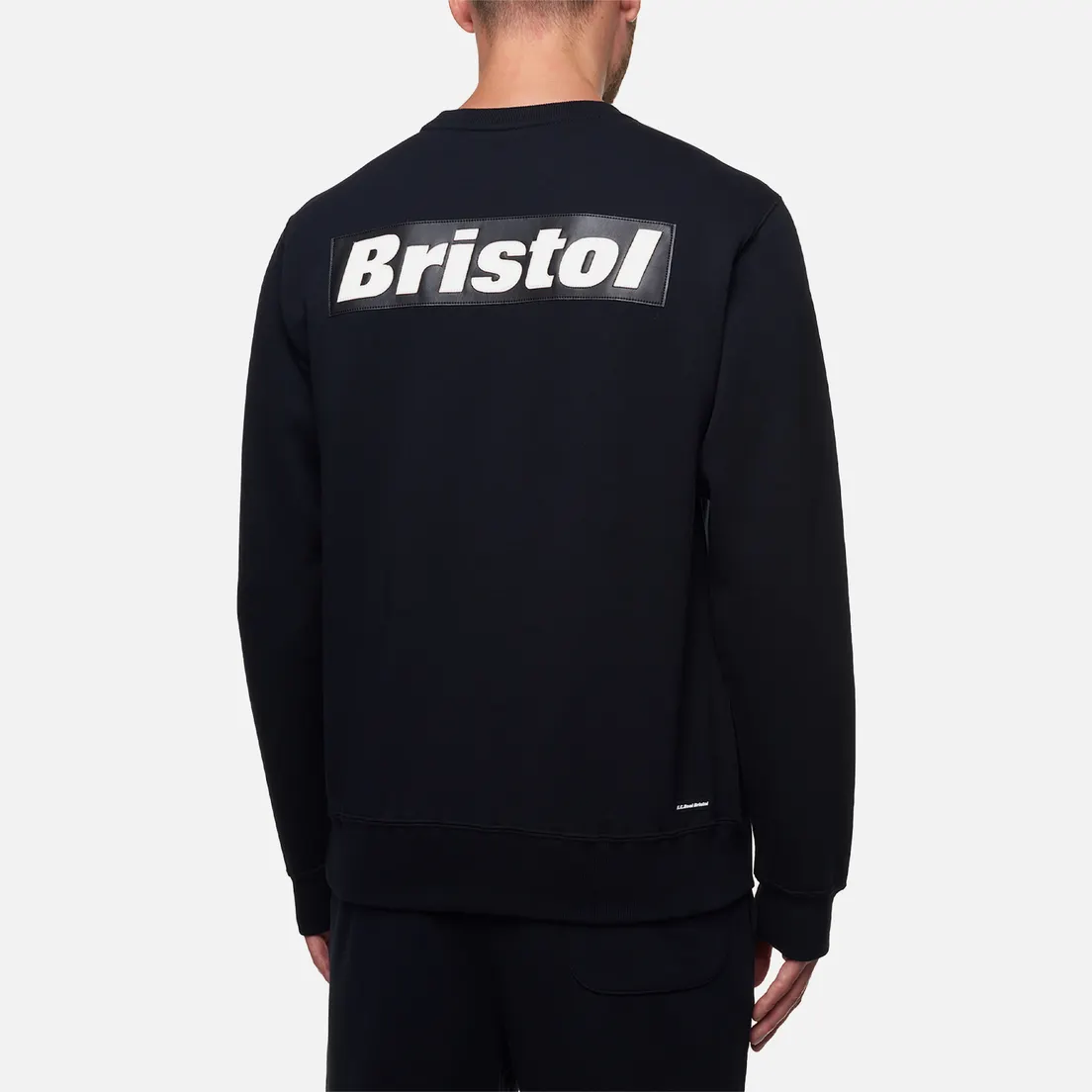 F.C. Real Bristol Мужская толстовка Synthetic Leather Applique Crew Neck