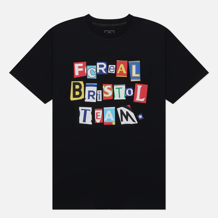 фото Мужская футболка f.c. real bristol supporter collage, цвет чёрный, размер s