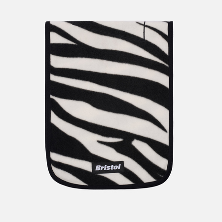 фото Шарф f.c. real bristol zebra fleece, цвет чёрный