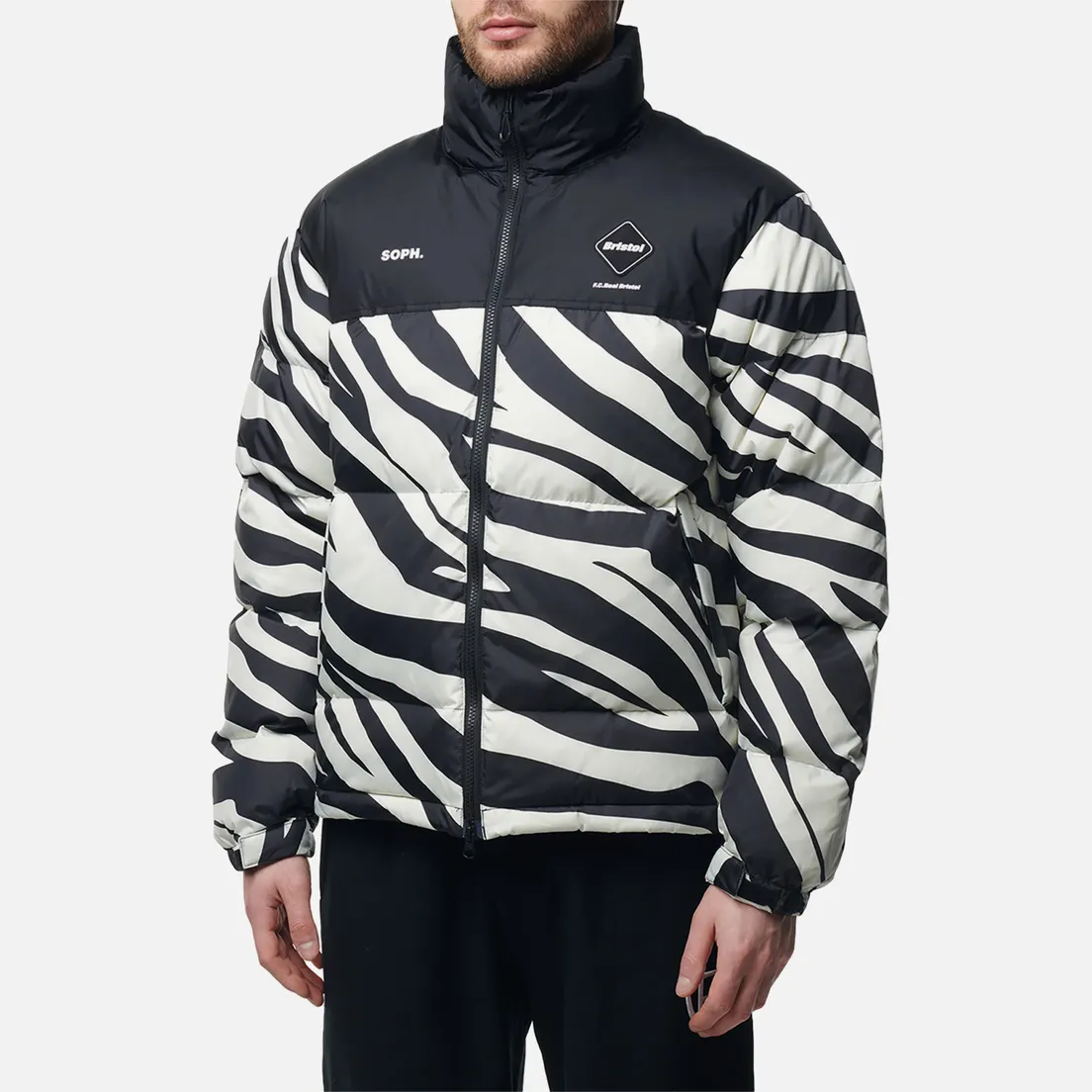 F.C. Real Bristol Мужской пуховик Stand Collar Down