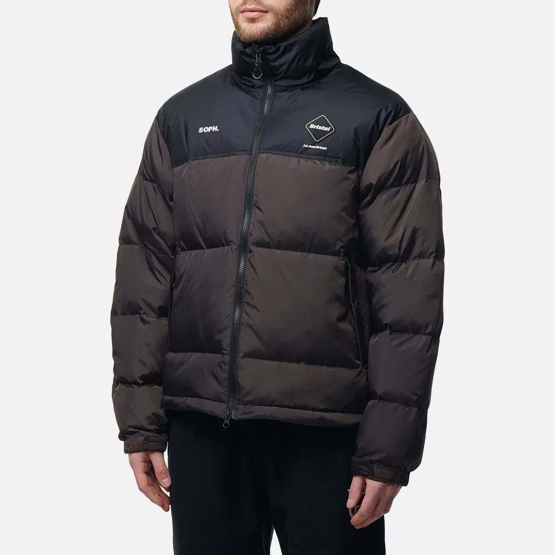 F.C. Real Bristol Мужской пуховик Stand Collar Down