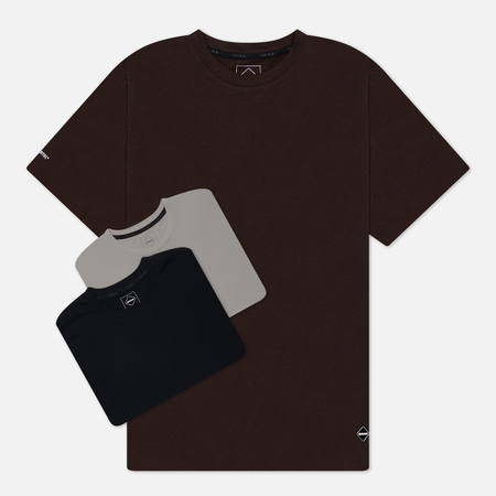 фото Комплект мужских футболок f.c. real bristol polartec power dry 3-pack, цвет комбинированный, размер s