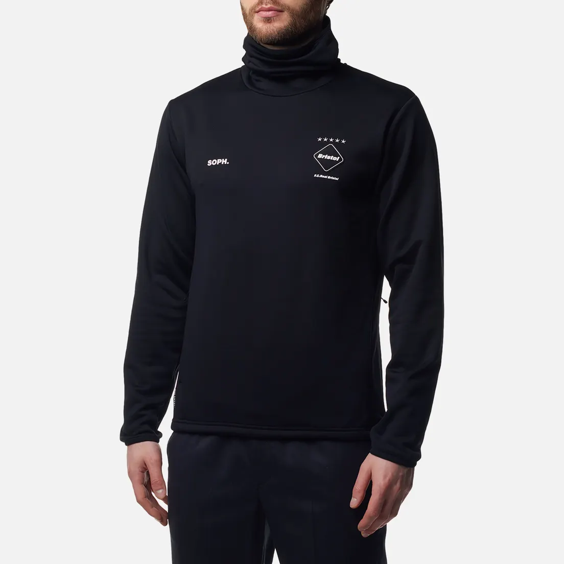 F.C. Real Bristol Мужская толстовка Polartec Power Stretch Neck Gaiter