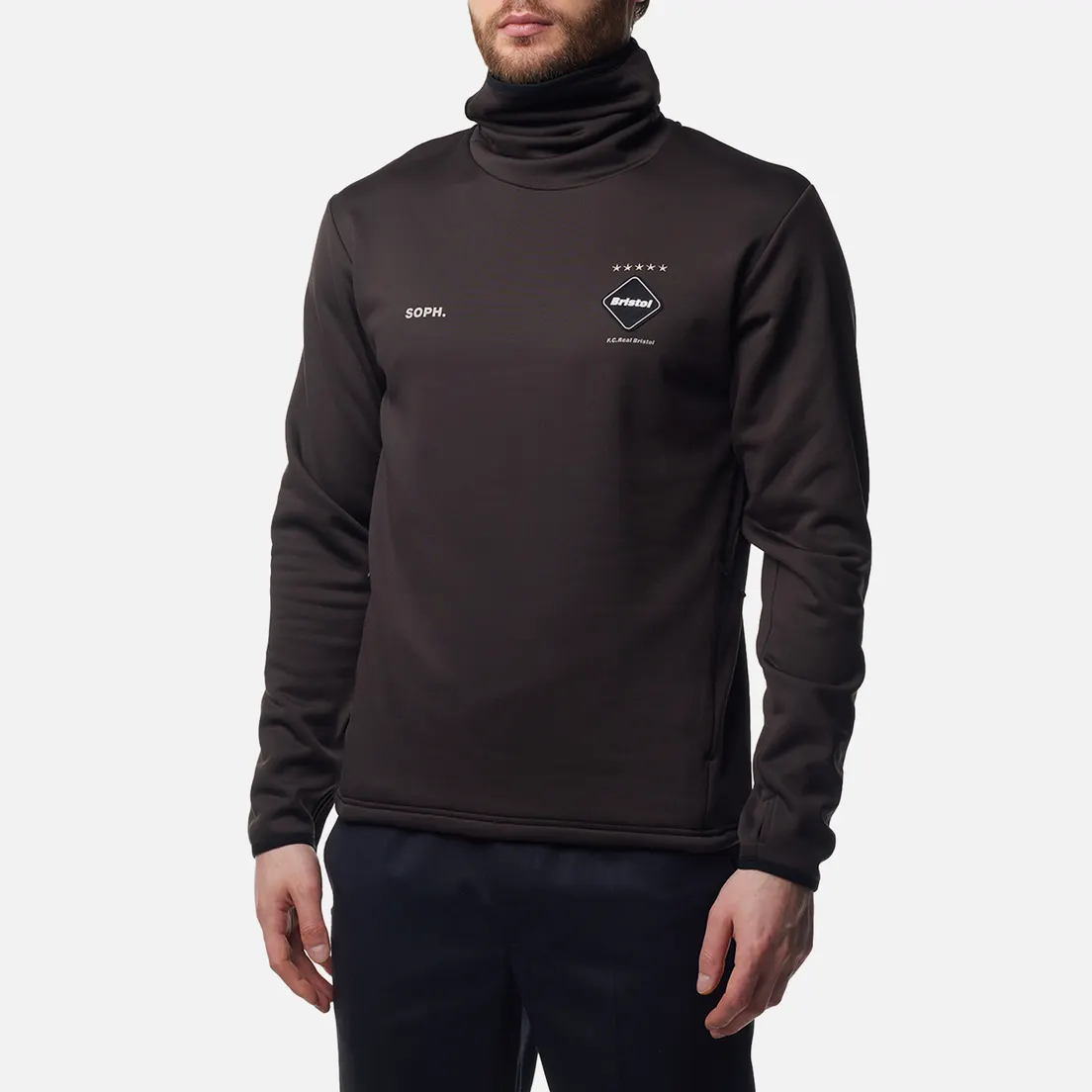 F.C. Real Bristol Мужская толстовка Polartec Power Stretch Neck Gaiter